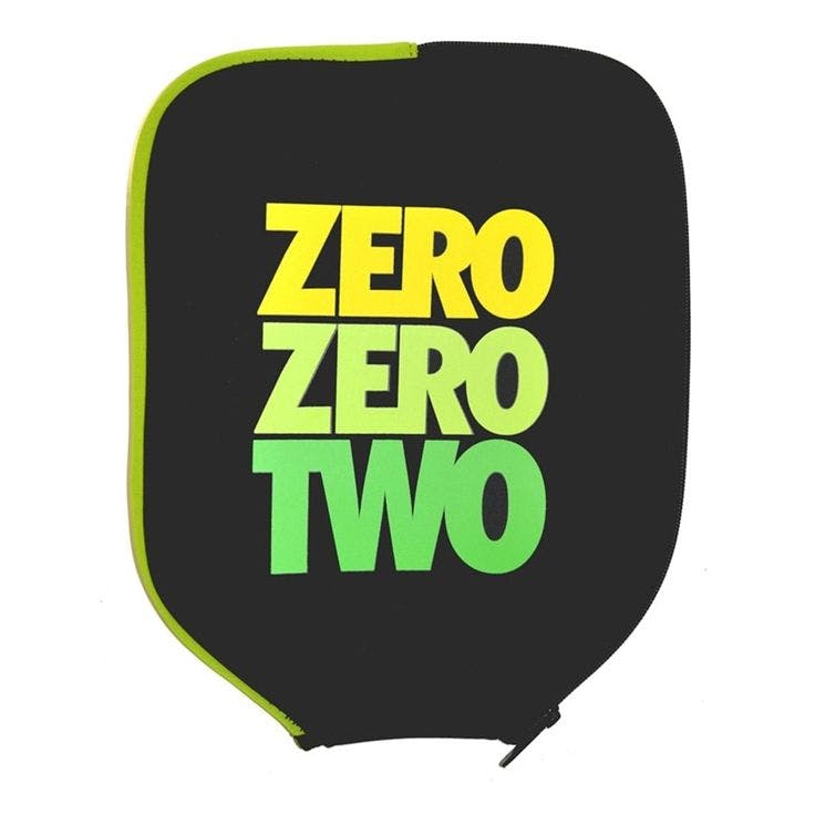 Zero Zero Two pickleball paddle cover